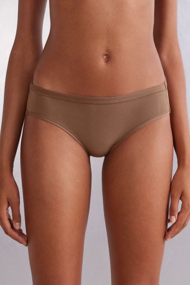 Intimissimi Ultralight Supima® Cotton Briefs Bež | SN-ITMSM57539