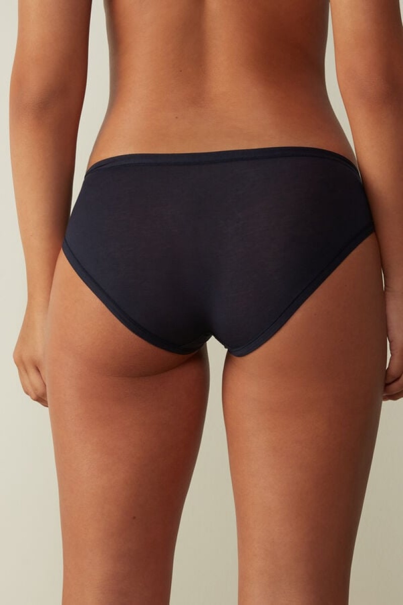 Intimissimi Ultralight Supima® Cotton Briefs Plave | SN-ITMSM57555