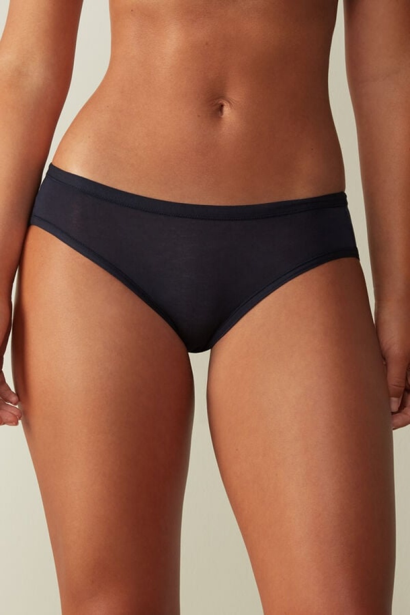 Intimissimi Ultralight Supima® Cotton Briefs Plave | SN-ITMSM57555