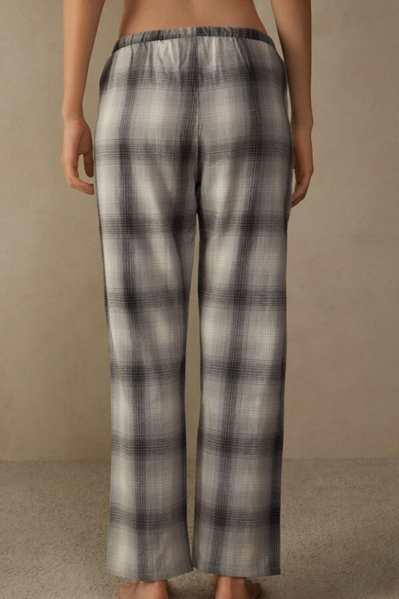 Intimissimi Warm Cuddles Pants In Brushed Cloth Sive | SN-ITMSM58215