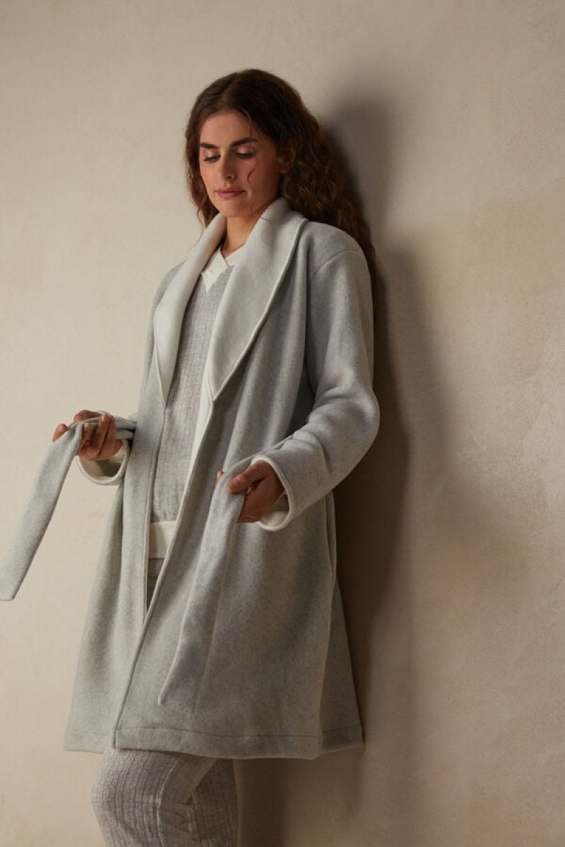 Intimissimi Warm Cuddles Robe Sive | SN-ITMSM58426