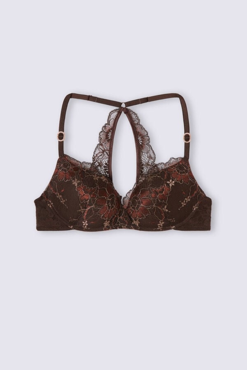 Intimissimi Winter Shades Gioia Push-up Bra Smeđe | SN-ITMSM56797