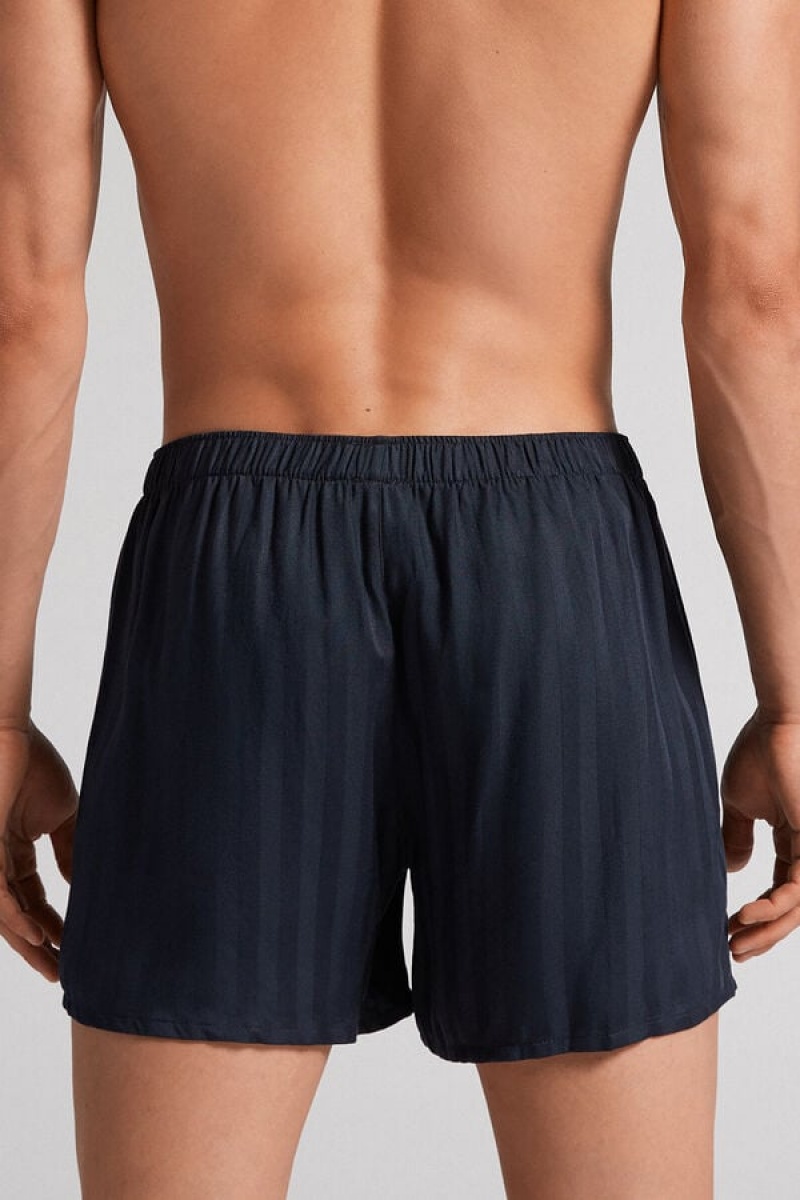 Intimissimi Woven Modal Boxers Plave | SN-ITMSM58483